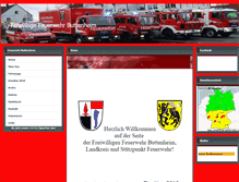 Tablet Screenshot of feuerwehr-buttenheim.de